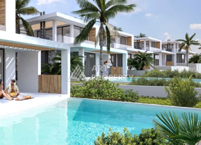 Уникальный комплекс вилл и апартаментов всего 200 метров до моря в районе Гирне - Ракурс 5