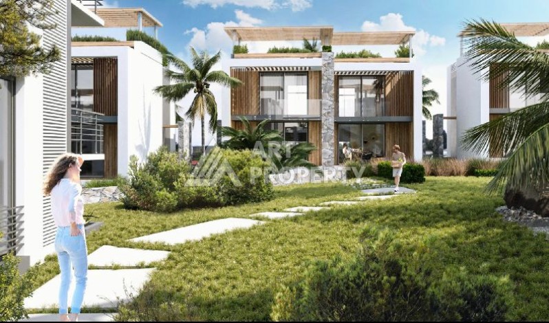 Уникальный комплекс вилл и апартаментов всего 200 метров до моря в районе Гирне - Ракурс 6