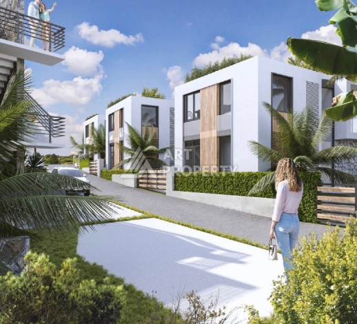 Уникальный комплекс вилл и апартаментов всего 200 метров до моря в районе Гирне - Ракурс 7