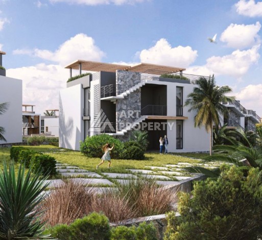 Уникальный комплекс вилл и апартаментов всего 200 метров до моря в районе Гирне - Ракурс 8