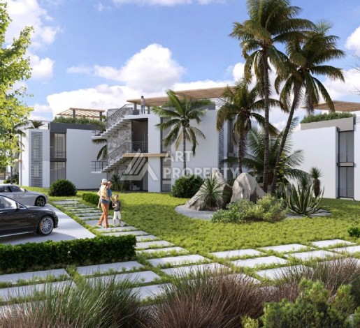 Уникальный комплекс вилл и апартаментов всего 200 метров до моря в районе Гирне - Ракурс 9