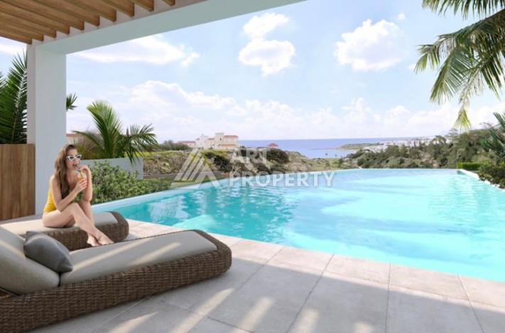 Уникальный комплекс вилл и апартаментов всего 200 метров до моря в районе Гирне - Ракурс 11