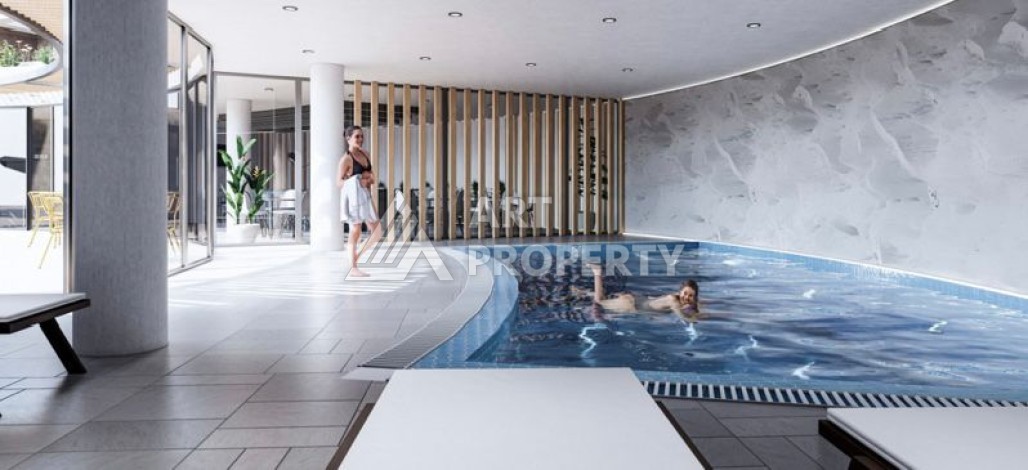 Уникальный комплекс вилл и апартаментов всего 200 метров до моря в районе Гирне - Ракурс 17