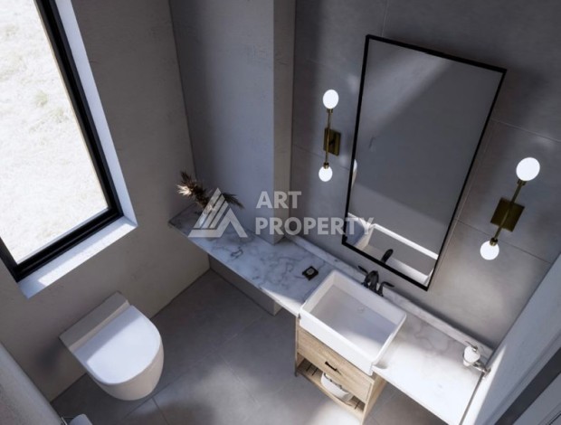 Уникальный комплекс вилл и апартаментов всего 200 метров до моря в районе Гирне - Ракурс 20