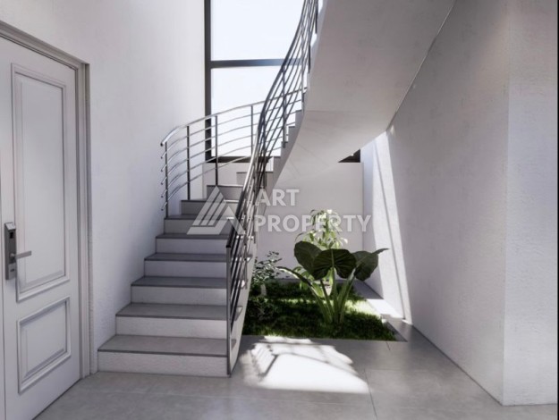 Уникальный комплекс вилл и апартаментов всего 200 метров до моря в районе Гирне - Ракурс 21