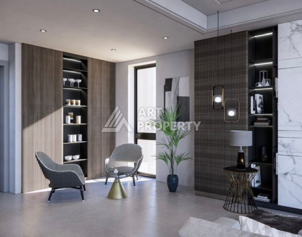 Уникальный комплекс вилл и апартаментов всего 200 метров до моря в районе Гирне - Ракурс 24