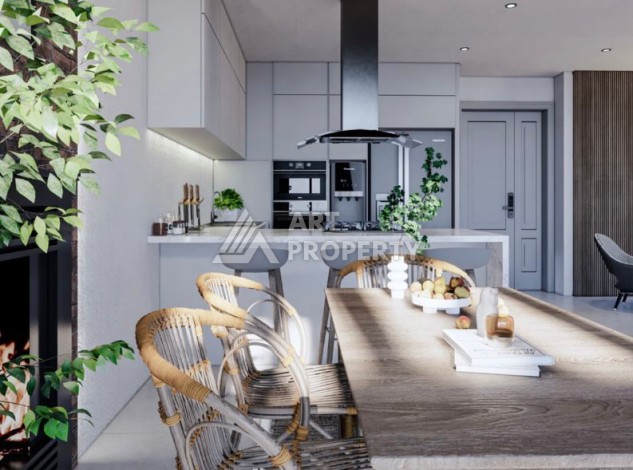 Уникальный комплекс вилл и апартаментов всего 200 метров до моря в районе Гирне - Ракурс 26