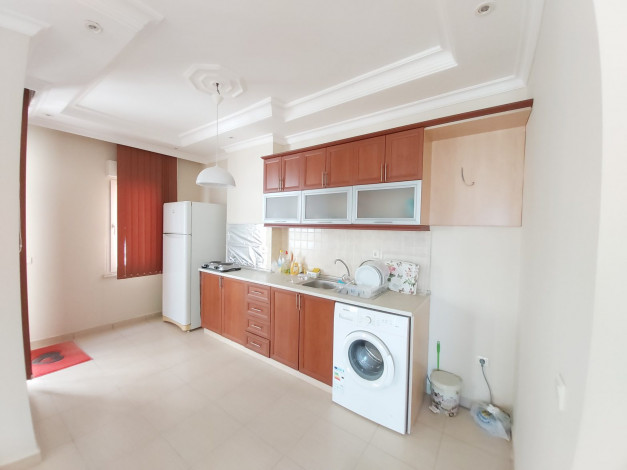 Светлая трехкомнатная квартира в Махмутларе Алания, в 350 метрах от Средиземного моря, 110 м2 - Ракурс 11