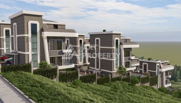 Шикарный проект комплекса вилл 4+1 в элитном районе Каргыджак - Ракурс 10