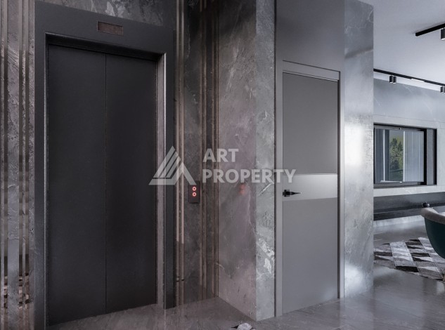 Шикарный проект комплекса вилл 4+1 в элитном районе Каргыджак - Ракурс 11