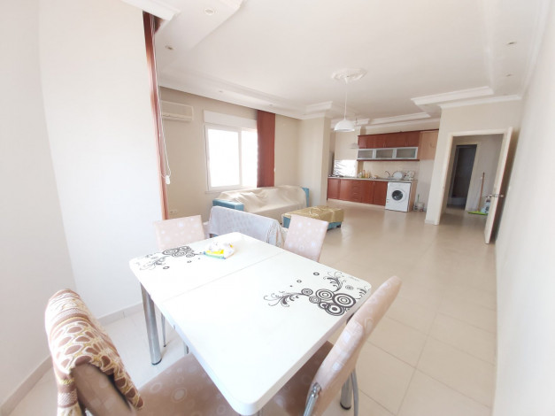 Светлая трехкомнатная квартира в Махмутларе Алания, в 350 метрах от Средиземного моря, 110 м2 - Ракурс 13