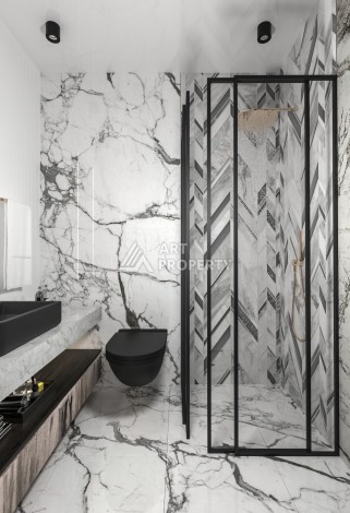 Шикарный проект комплекса вилл 4+1 в элитном районе Каргыджак - Ракурс 13