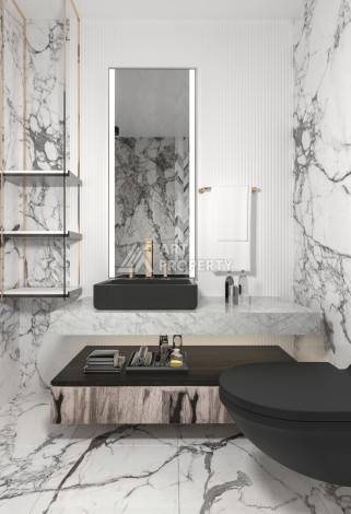 Шикарный проект комплекса вилл 4+1 в элитном районе Каргыджак - Ракурс 15