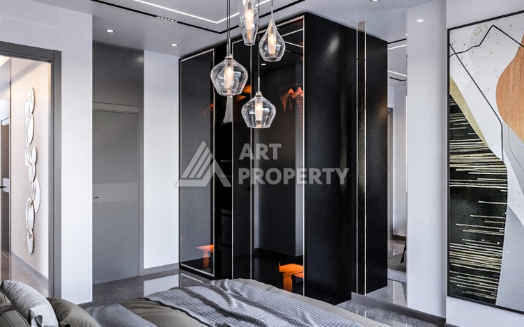 Шикарный проект комплекса вилл 4+1 в элитном районе Каргыджак - Ракурс 16