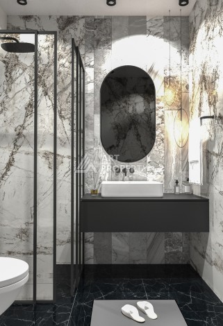 Шикарный проект комплекса вилл 4+1 в элитном районе Каргыджак - Ракурс 24