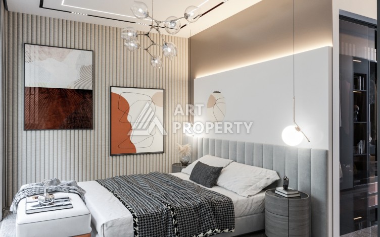 Шикарный проект комплекса вилл 4+1 в элитном районе Каргыджак - Ракурс 25