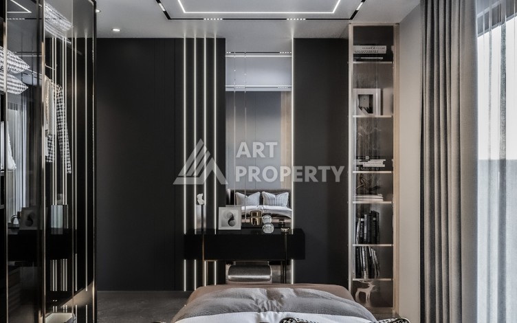 Шикарный проект комплекса вилл 4+1 в элитном районе Каргыджак - Ракурс 27