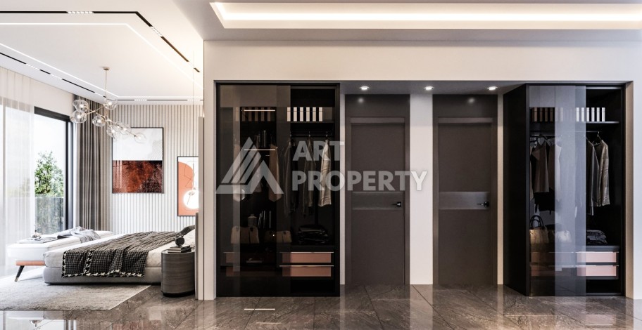 Шикарный проект комплекса вилл 4+1 в элитном районе Каргыджак - Ракурс 29