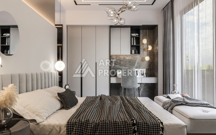 Шикарный проект комплекса вилл 4+1 в элитном районе Каргыджак - Ракурс 31