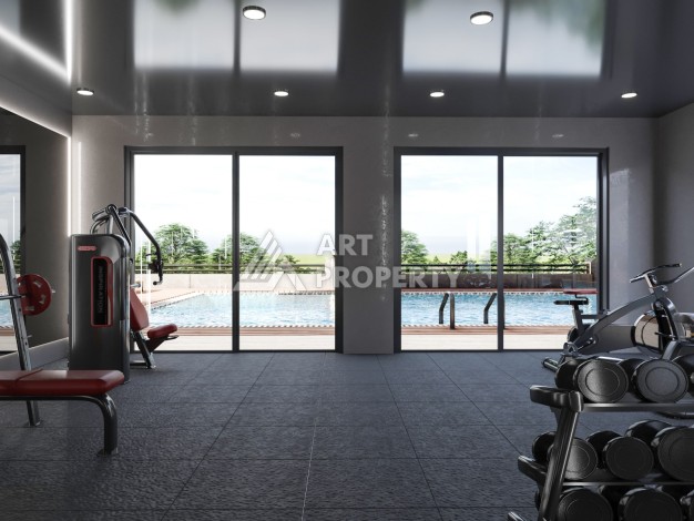 Шикарный проект комплекса вилл 4+1 в элитном районе Каргыджак - Ракурс 32