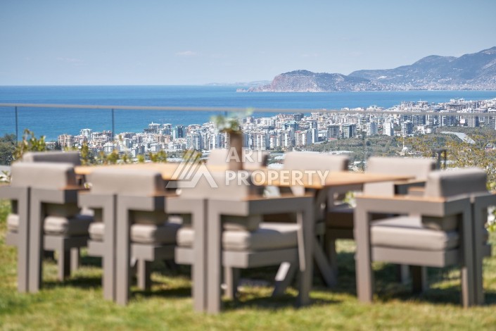 Уникальный комплекс вилл с потрясающим видом на море в районе Каргыджак - Ракурс 2