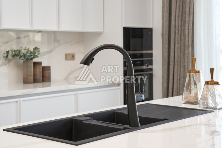 Уникальный комплекс вилл с потрясающим видом на море в районе Каргыджак - Ракурс 20