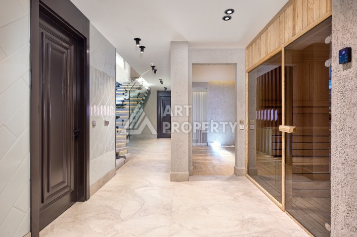 Уникальный комплекс вилл с потрясающим видом на море в районе Каргыджак - Ракурс 29