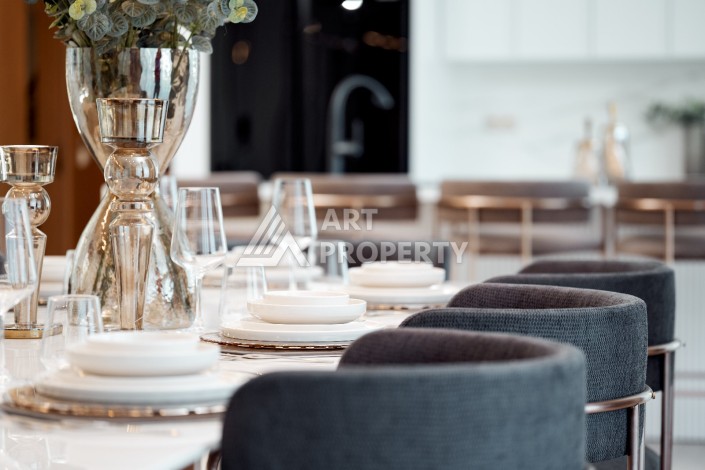 Уникальный комплекс вилл с потрясающим видом на море в районе Каргыджак - Ракурс 36