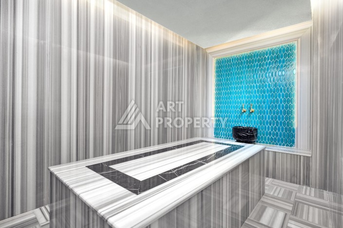 Уникальный комплекс вилл с потрясающим видом на море в районе Каргыджак - Ракурс 37