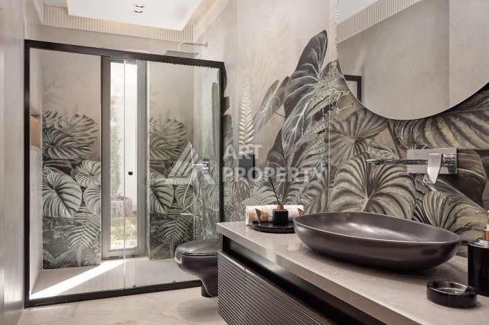 Уникальный комплекс вилл с потрясающим видом на море в районе Каргыджак - Ракурс 42