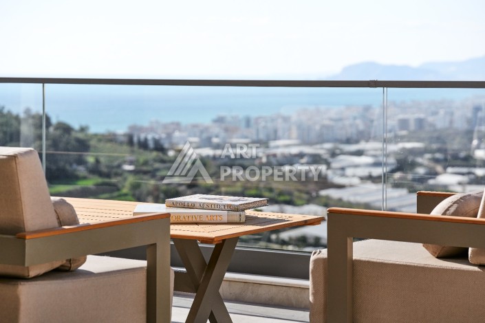 Уникальный комплекс вилл с потрясающим видом на море в районе Каргыджак - Ракурс 44