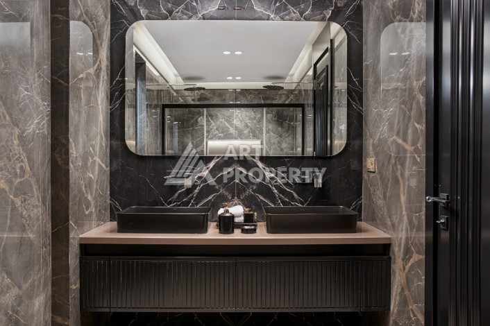 Уникальный комплекс вилл с потрясающим видом на море в районе Каргыджак - Ракурс 45