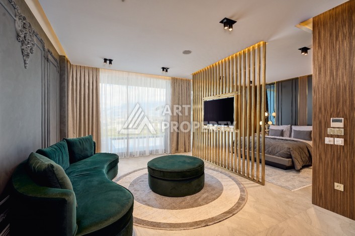 Уникальный комплекс вилл с потрясающим видом на море в районе Каргыджак - Ракурс 47