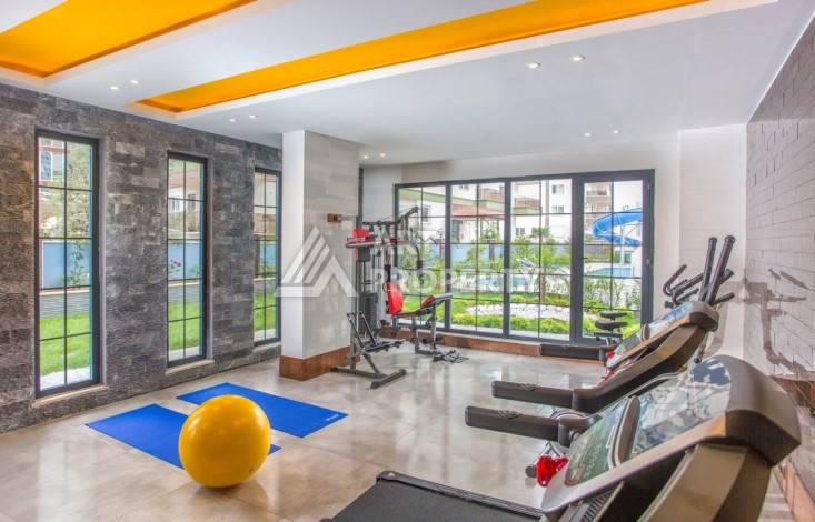 Просторная квартира 1+1 с видом на море в комплексе с полной инфраструктурой - Ракурс 11