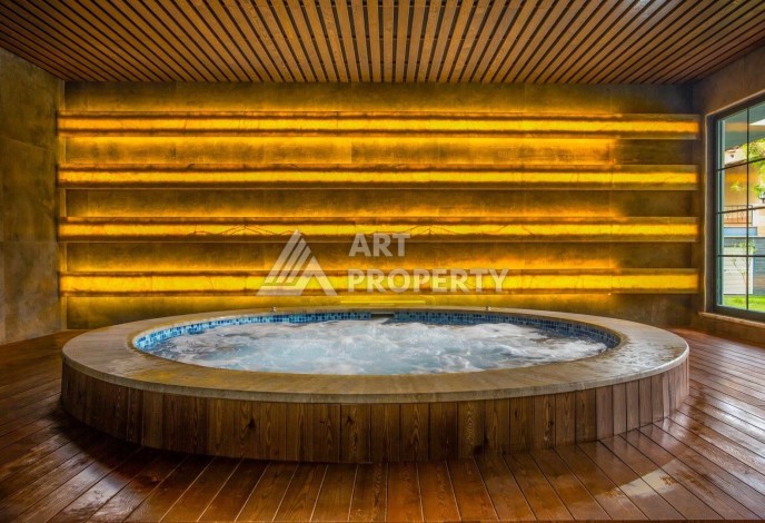 Просторная квартира 1+1 с видом на море в комплексе с полной инфраструктурой - Ракурс 12