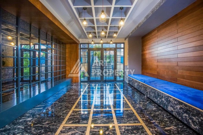 Просторная квартира 1+1 с видом на море в комплексе с полной инфраструктурой - Ракурс 13