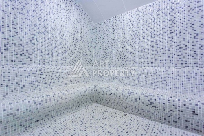 Просторная квартира 1+1 с видом на море в комплексе с полной инфраструктурой - Ракурс 16