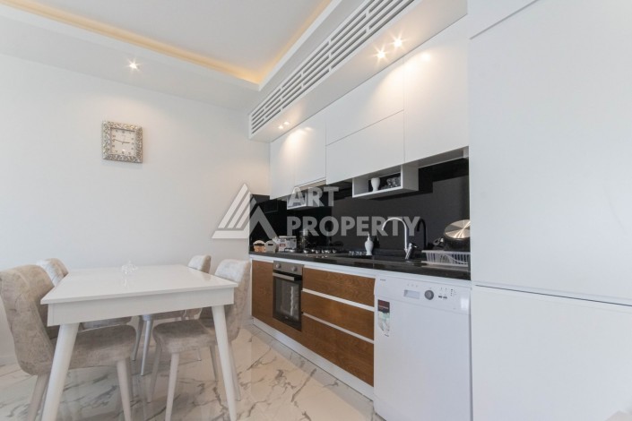 Просторная квартира 1+1 с видом на море в комплексе с полной инфраструктурой - Ракурс 28