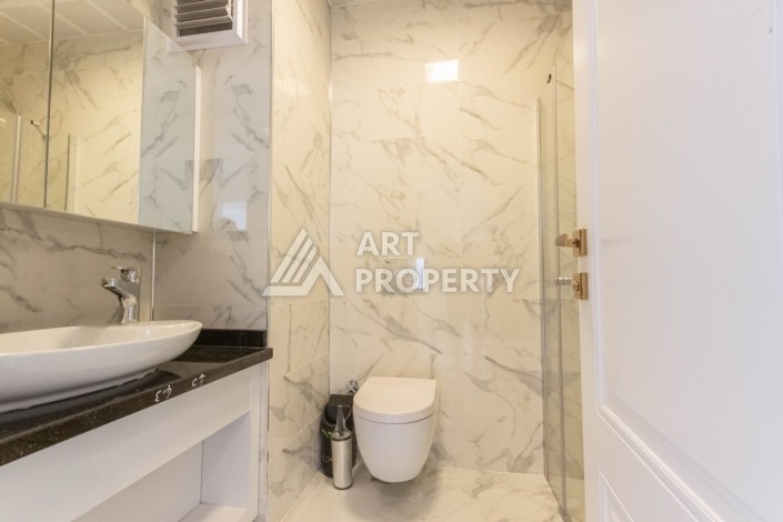 Просторная квартира 1+1 с видом на море в комплексе с полной инфраструктурой - Ракурс 29