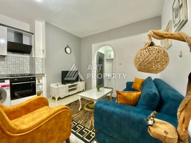 Квартира 1+1 с ремонтом в доме на первой линии моря! - Ракурс 4