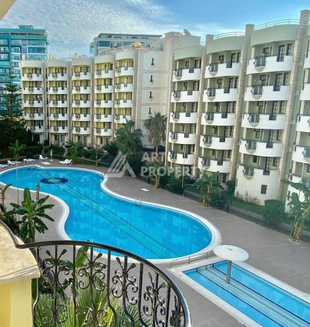 Квартира 1+1 с новой мебелью в комплексе на первой линии моря! - Ракурс 2