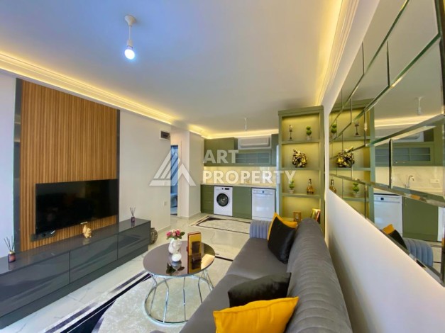 Квартира 1+1 с новой мебелью в комплексе на первой линии моря! - Ракурс 8