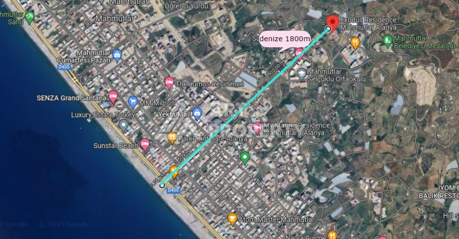 Новая квартира с мебелью с видом на море в комплексе с полной инфрастуктурой - Ракурс 17