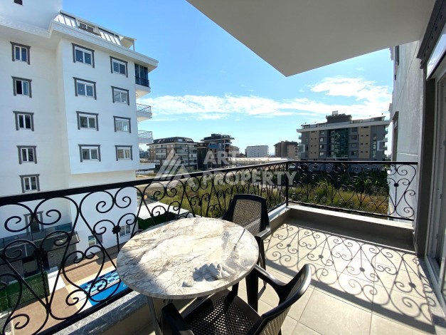 Уютная квартира 1+1 в новом доме с шикарным видом на горы - Ракурс 2