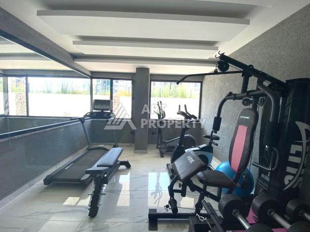 Уютная квартира 1+1 в новом доме с шикарным видом на горы - Ракурс 14