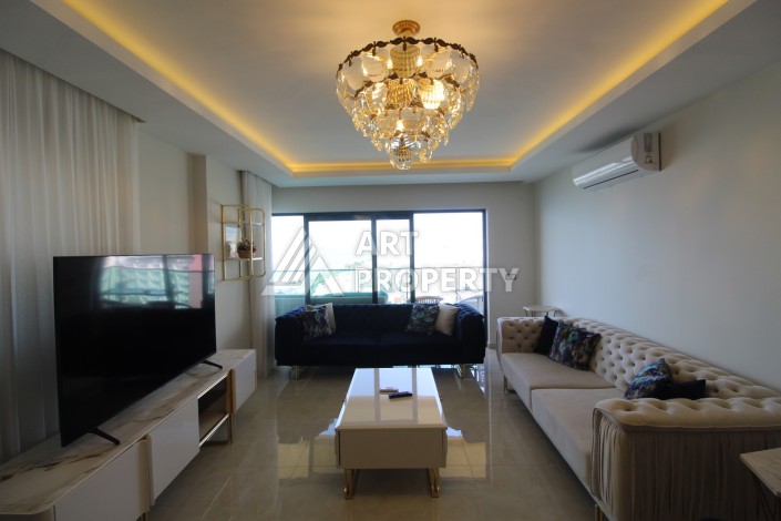 Шикарная квартира 2+1  в элитном комплексе на первой береговой линии в районе Махмутлар - Ракурс 11