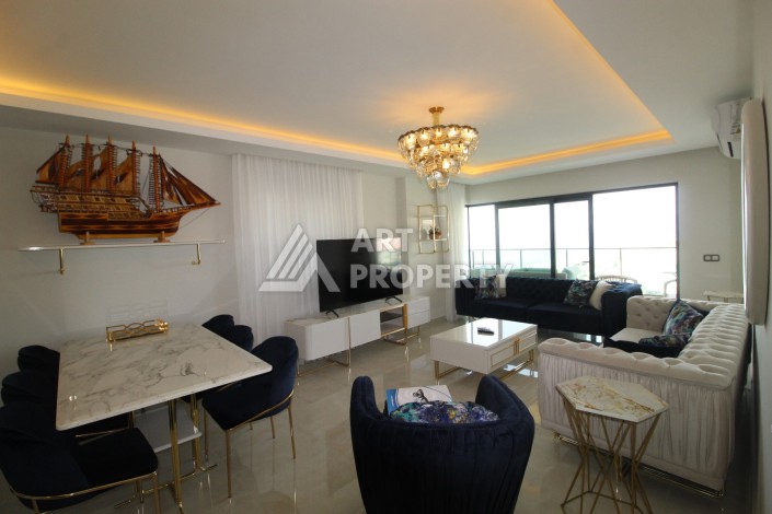 Шикарная квартира 2+1  в элитном комплексе на первой береговой линии в районе Махмутлар - Ракурс 13