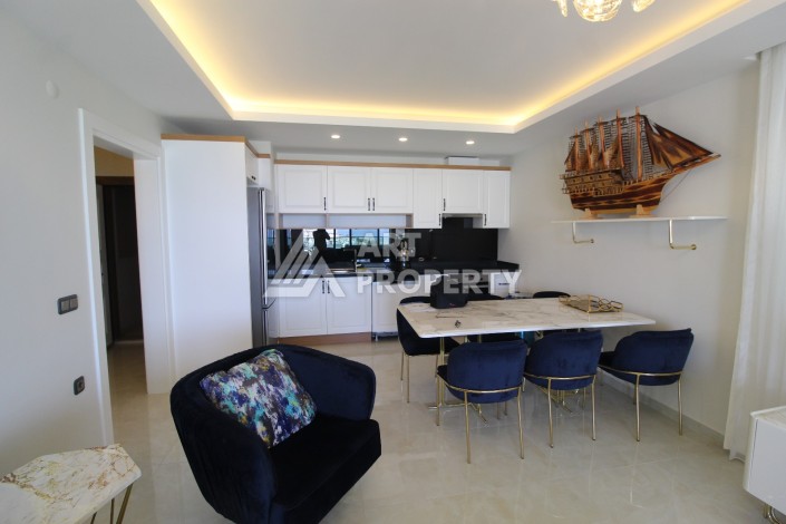 Шикарная квартира 2+1  в элитном комплексе на первой береговой линии в районе Махмутлар - Ракурс 15