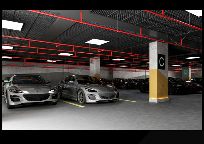 Дуплекс 2+1 в новом комплексе с богатой инфраструктурой на завершающем этапе строительства в Махмутлар, 112 м2 - Ракурс 4