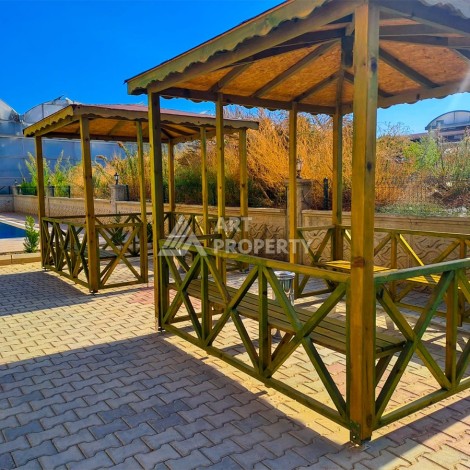 Новые апартаменты 1+1 в комплексе с инфраструктурой в элитном районе Алании Каргыджак - Ракурс 9